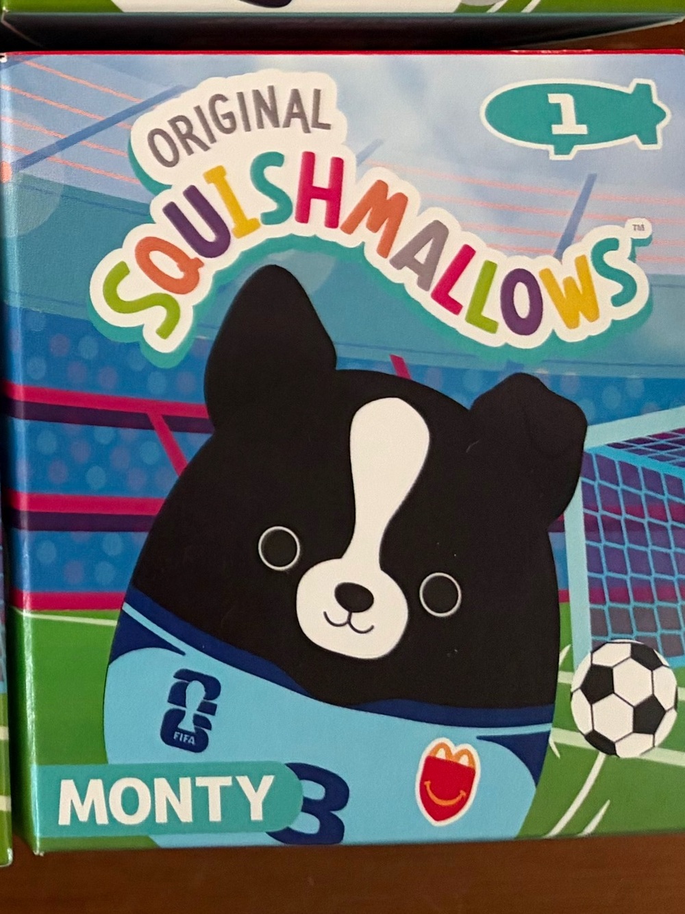 MCDonald’s happy meal fifa squishmallow #1 MONTY